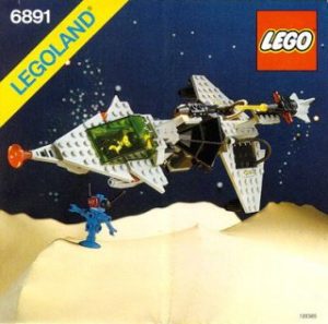 LEGO 6981 - Vaisseau Gamma Laser, 1985