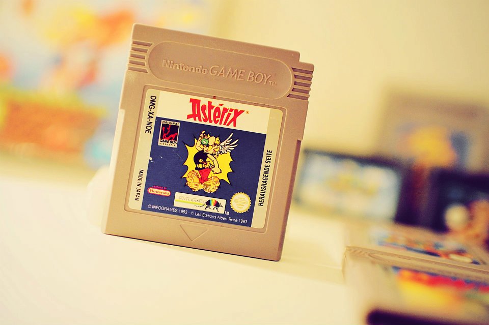 Décembre 2011, j'ajoute Astérix dans ma collection Game Boy de Retrogaming.