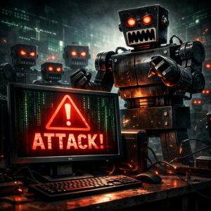 Cyborg Jeff vs Robots