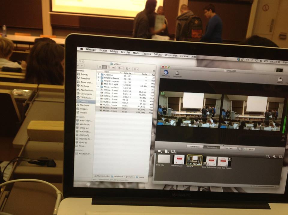 WireCast - captation eLearning - eCampus - ULg - IFRES - Biologie