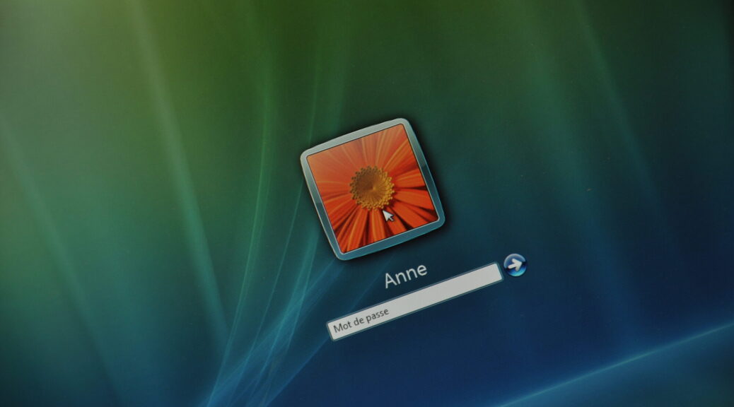Ecran Login Windows Vista - ©LMDC 2009