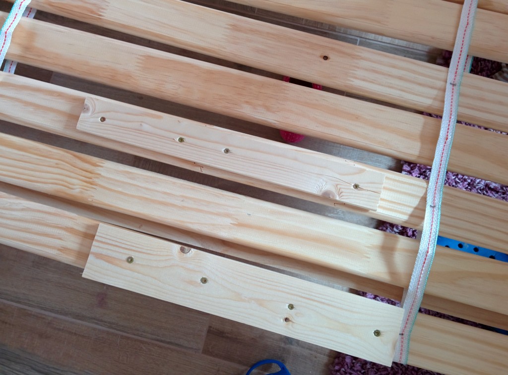 Tentative de réparation du sommier LEENBAKKER