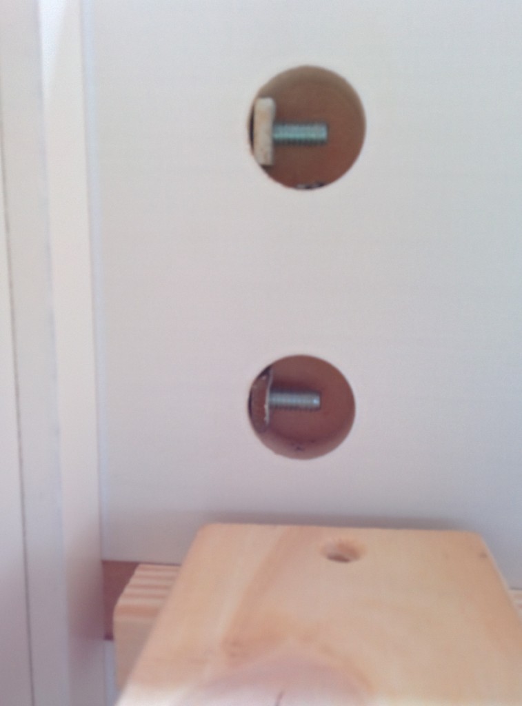 Les écrous qui se sont cassés