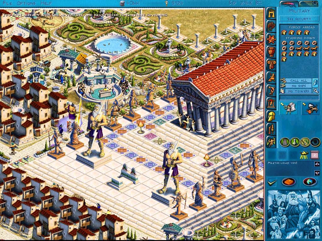 Le maître de l’Olympe : Zeus - PC (Sierra On-line – Impressions Games, 2000)