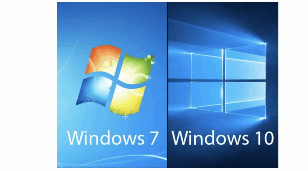 logo Windows 7 - Windows 10 - ©Microsoft
