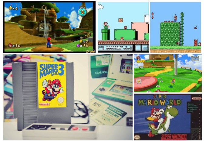 Jetpack - Gallerie Mosaïque de Super Mario