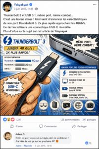 Scoop :  Thunderbolt 3: l’interface universelle ?