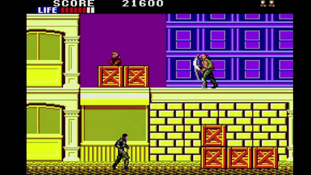 Shinobi - Master System (SEGA - Team Shinobi, 1988)