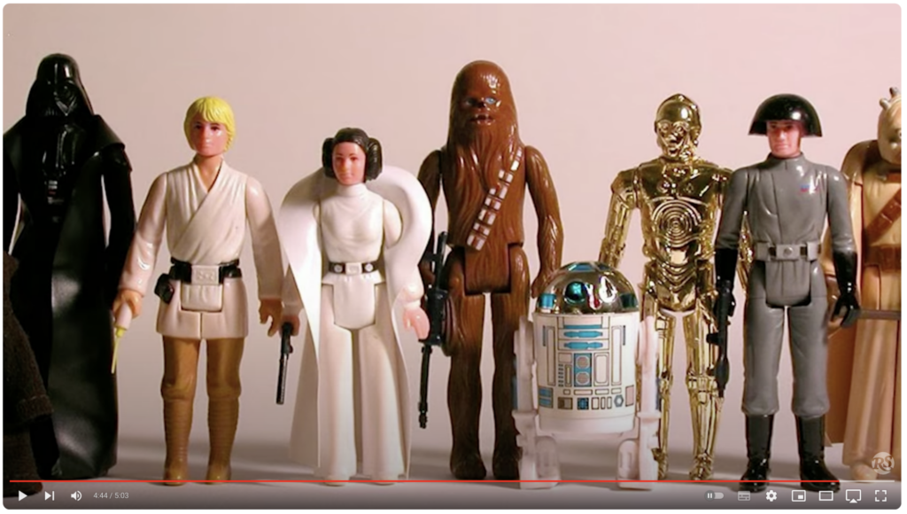 Les figurines Star Wars produites par Kenner