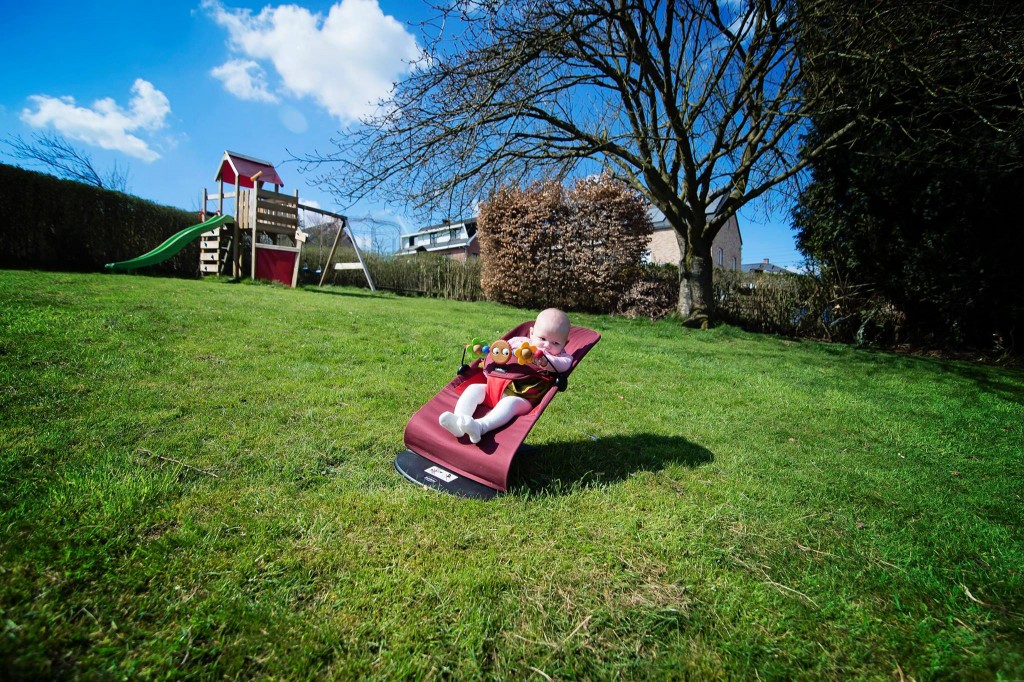 Alone in the garden