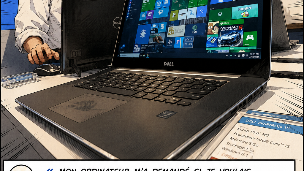 Illustration de substitution avec ChatGPT - mise à jour Windows 10 - ©LMDC, 2026
