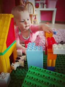 Rose en mode Constructor - 7 mois