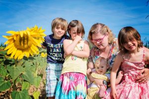 vacances 2016 - dans les champs de tournesol