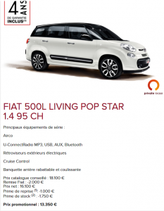 Fiat 500L Living - Promo