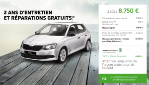Skoda Fabia - Configurateur 2016