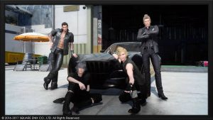 Final Fantasy XV - La bande de pots autour de la Regalia
