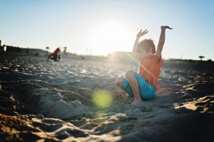 Fin de journée à Marseillan Plage