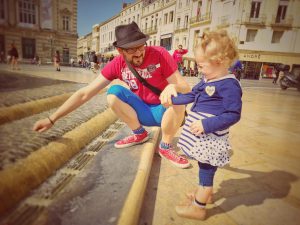 De retour à Montpellier en famille