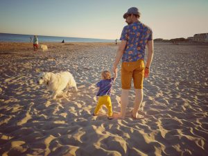 Fin de journée à Marseillan Plage