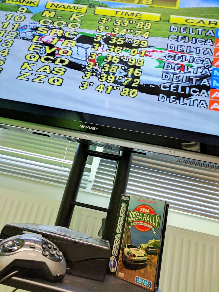 A la découver de la SEGA Saturn et SEGA Rally