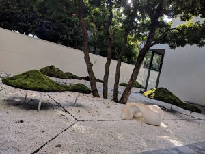 Les jardins de l'Anteroom Hotel de Kyoto