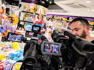 Tournage au Pokestore de Kyoto