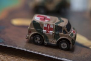 '70s Chevy Van - Military 1 - Micro Machine, 1989