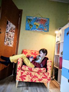 Charly en mode lecture