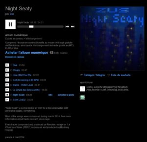 Night Seaty le nouvel album de Zus