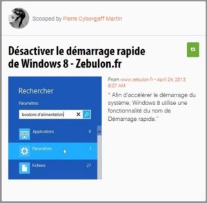 Désactiver le démarrage rapide de Windows 8