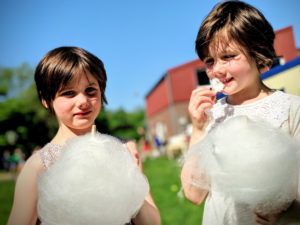 Une barbapapa à la Fête des Louveteaux