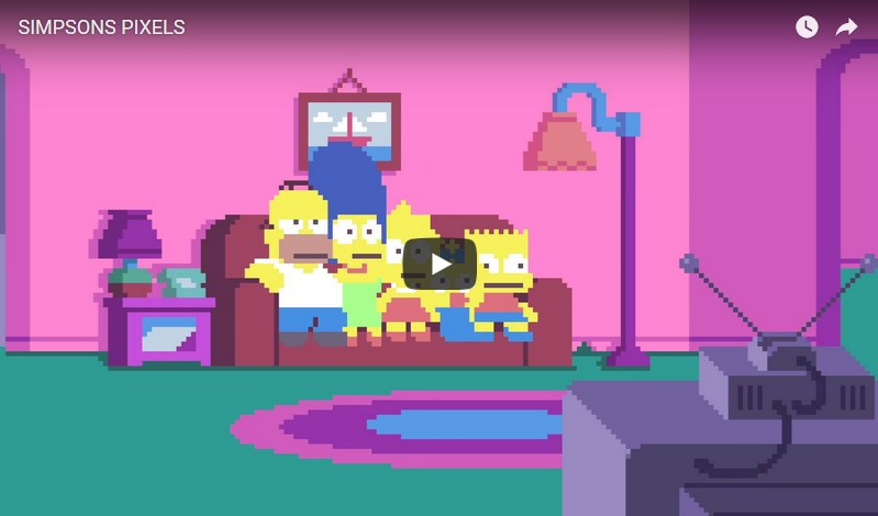 Simpsons pixelisés
