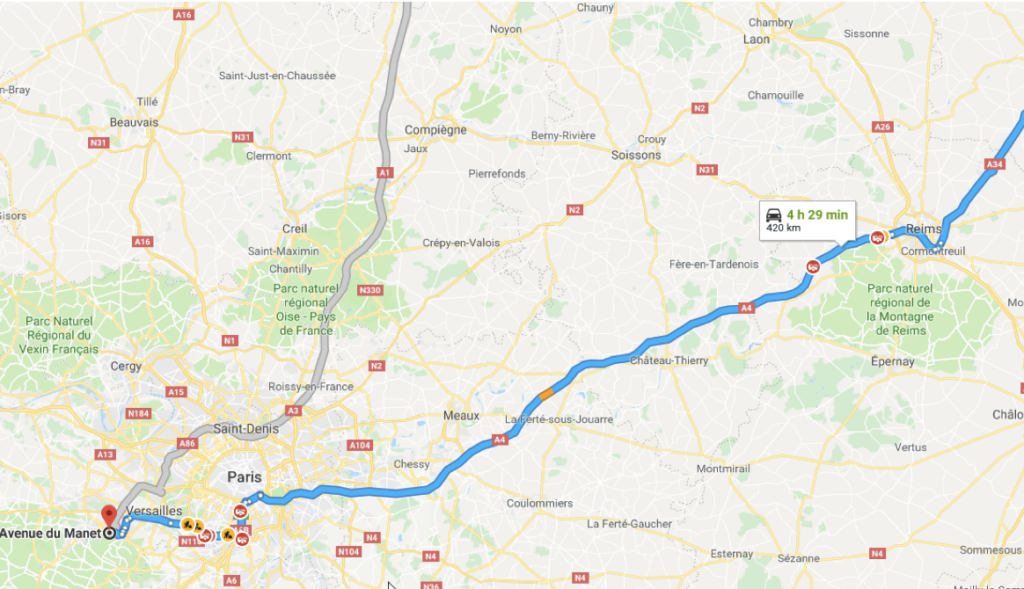 Belgique - Paris