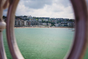 Vue sur la ville de San Sebastian