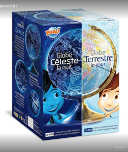 Une mappe monde lumineuse !