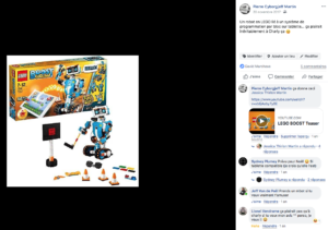 Un super robot en LEGO programmable depuis sa tablette !