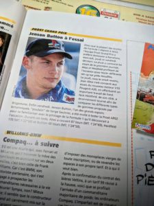 Presse - Formule 1 - 1999 - Jenson Button