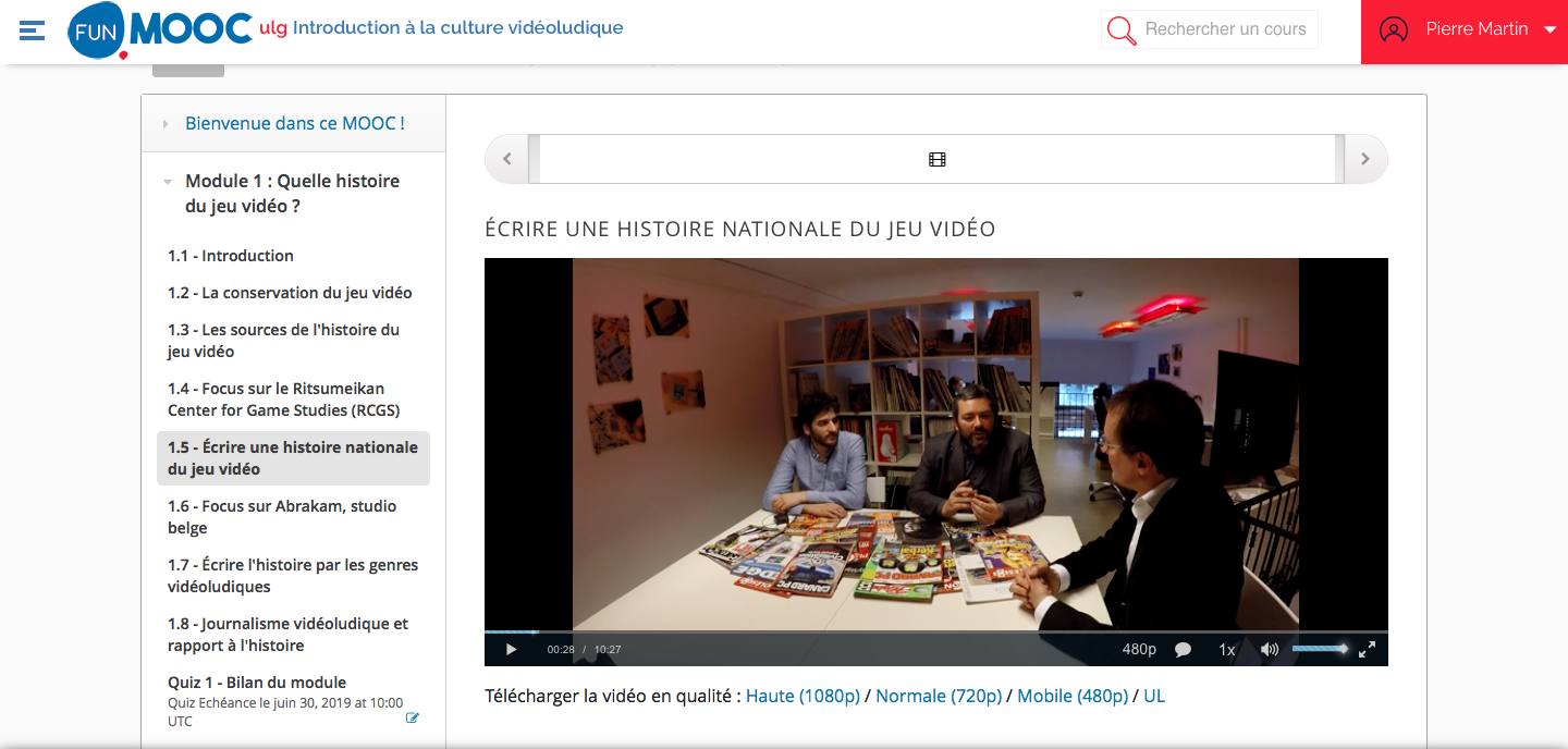 Parlons de culture vidéoludique et des histoires du jeu vidéo