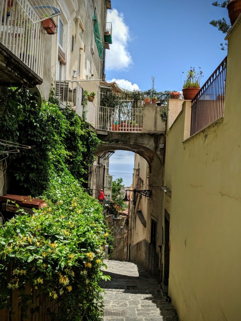 L'ascensione vers le Castel Sant'Elmo