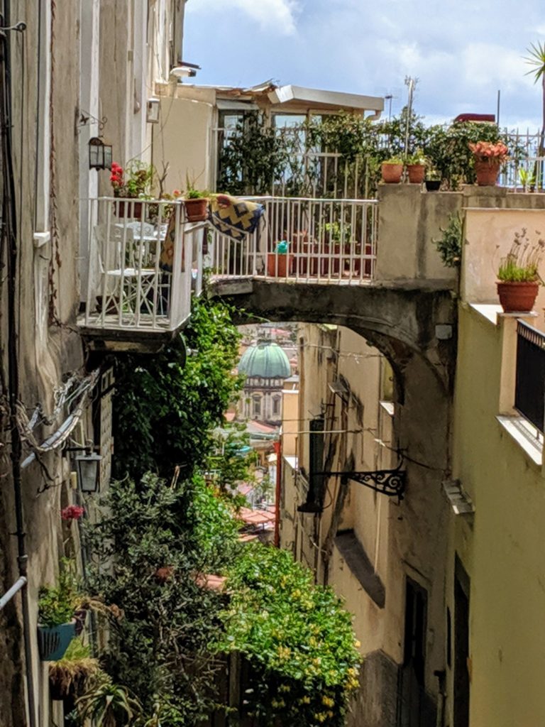 L'ascensione vers le Castel Sant'Elmo