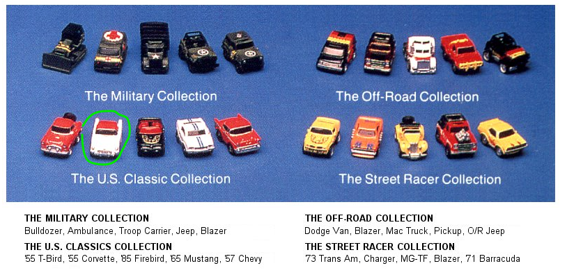 Micro Machines - Vehicle Set, 1987