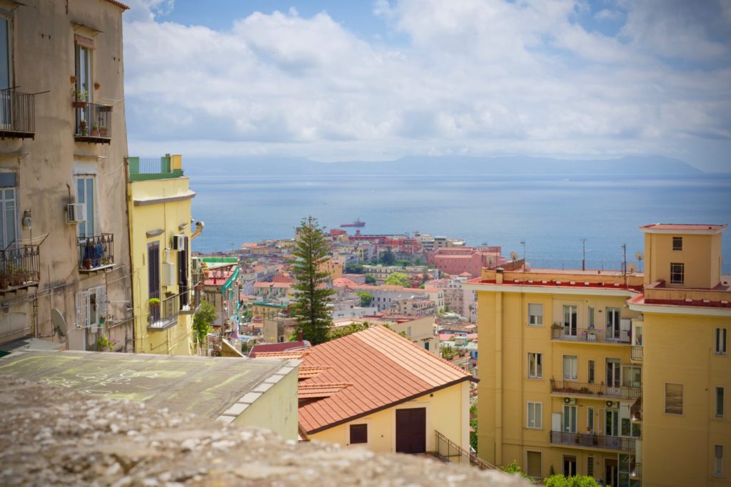 L'ascensione vers le Castel Sant'Elmo