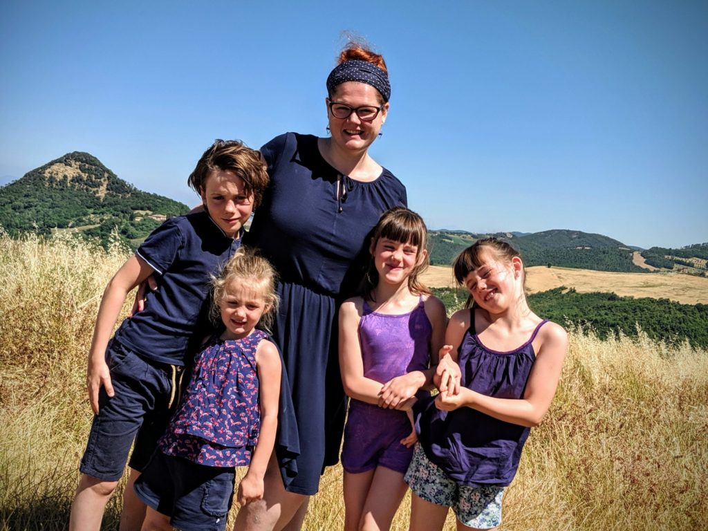 Sur la route de Voltera - Toscane