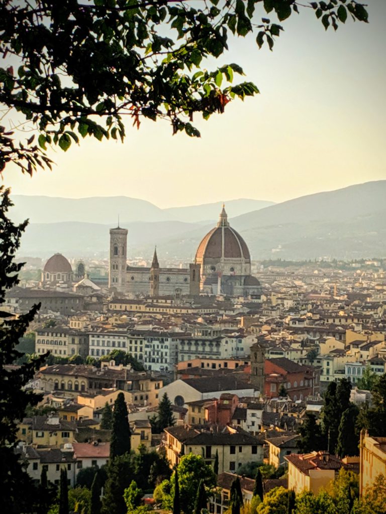 Florence avec un peu de hauteur