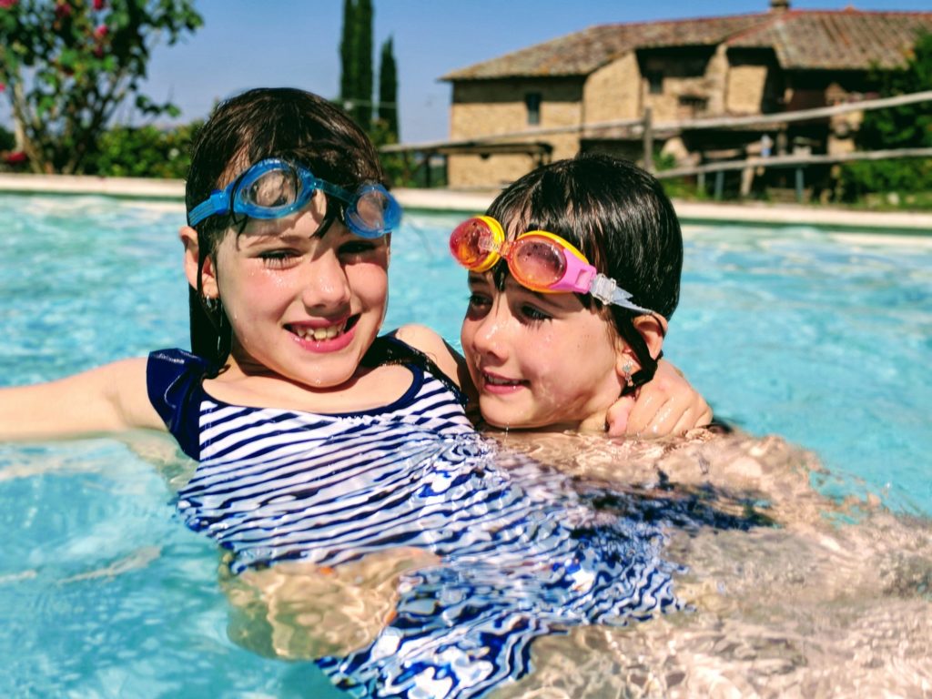 Dernier plongeon dans la piscine de la Casa Verniano