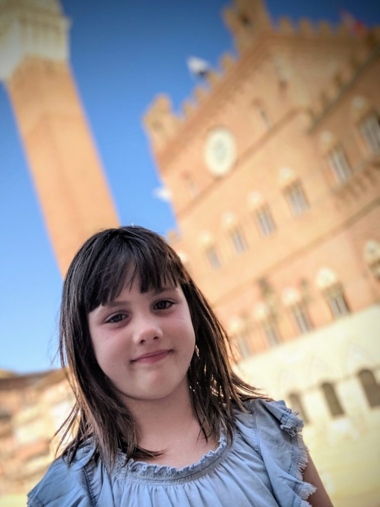 De retour à Sienne avec les enfants