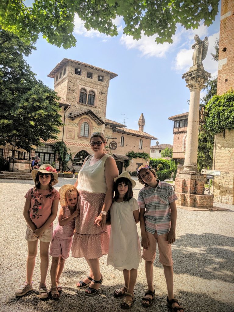 De retour en famille à Grazzano Visconti