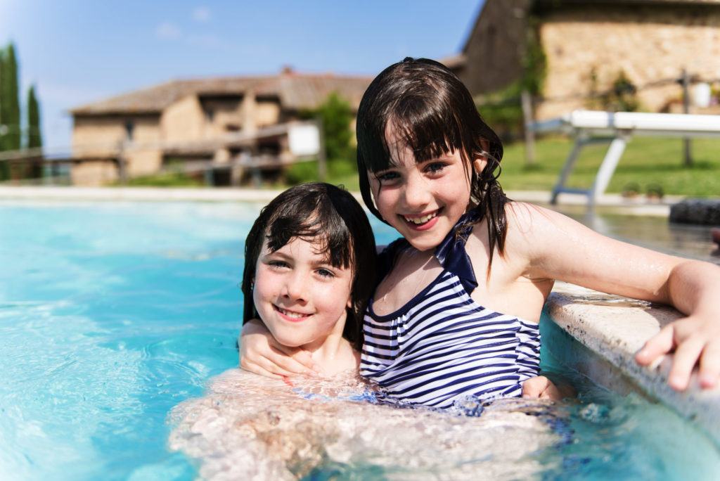 Sous 37°, on profite de la piscine - Casa Verniano