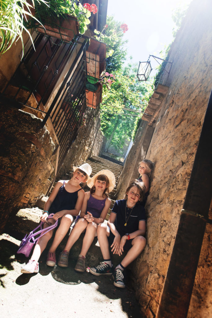 En famille à Voltera - Toscane
