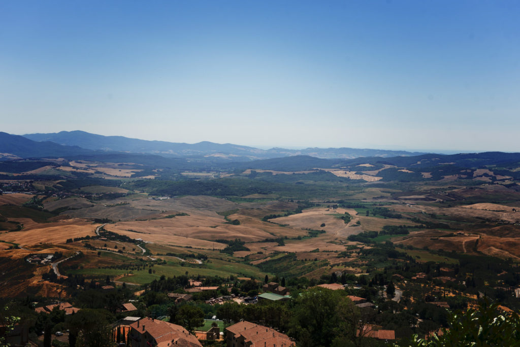 Sur la route de Voltera - Toscane